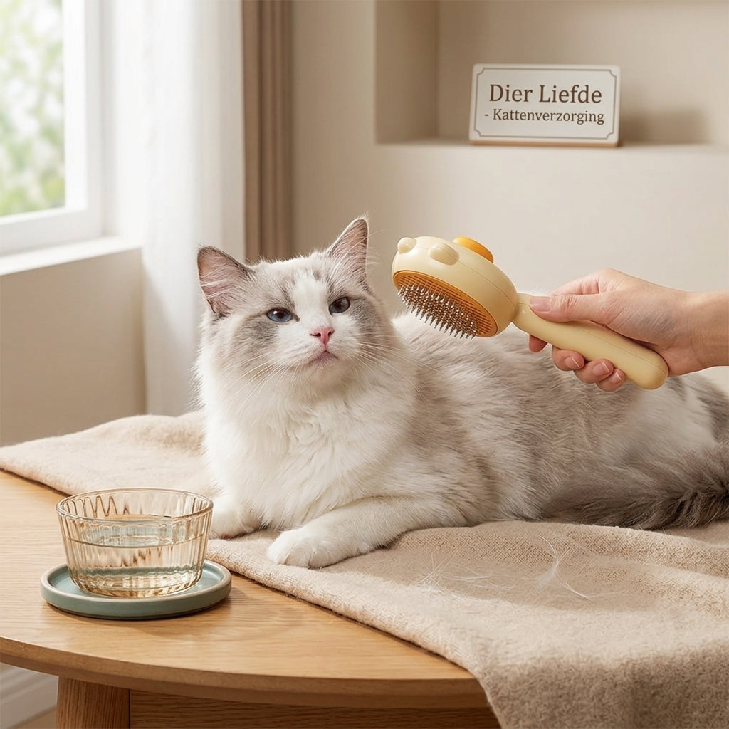 Zelfreinigende Kattenborstel