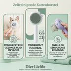 Zelfreinigende Kattenborstel